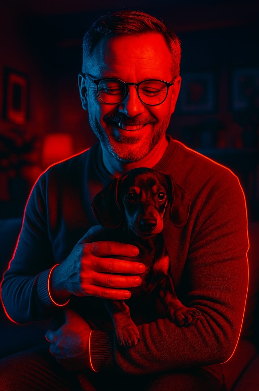 Allevatore bassotti ticino con cucciolo