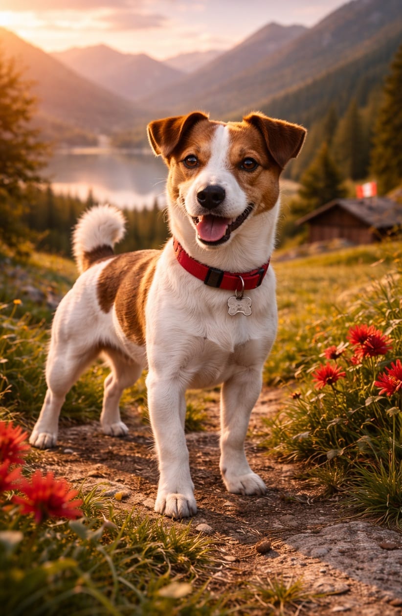 Jack Russell Terrier di razza pura dall'allevamento di Locarno con pedigree e controlli sanitari certificati