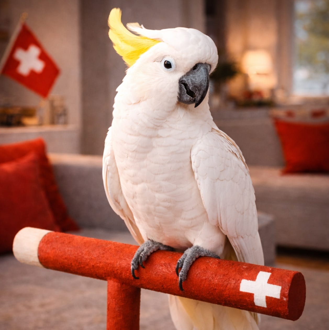 Cacatua bianco con cresta — Allevamento pappagalli Ticino