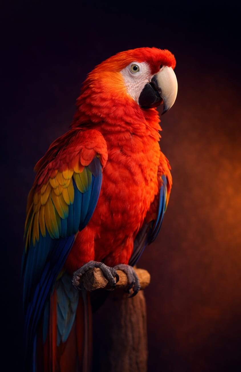 Pappagallo Ara colorato — Allevamento specializzato psittacidi Ticino