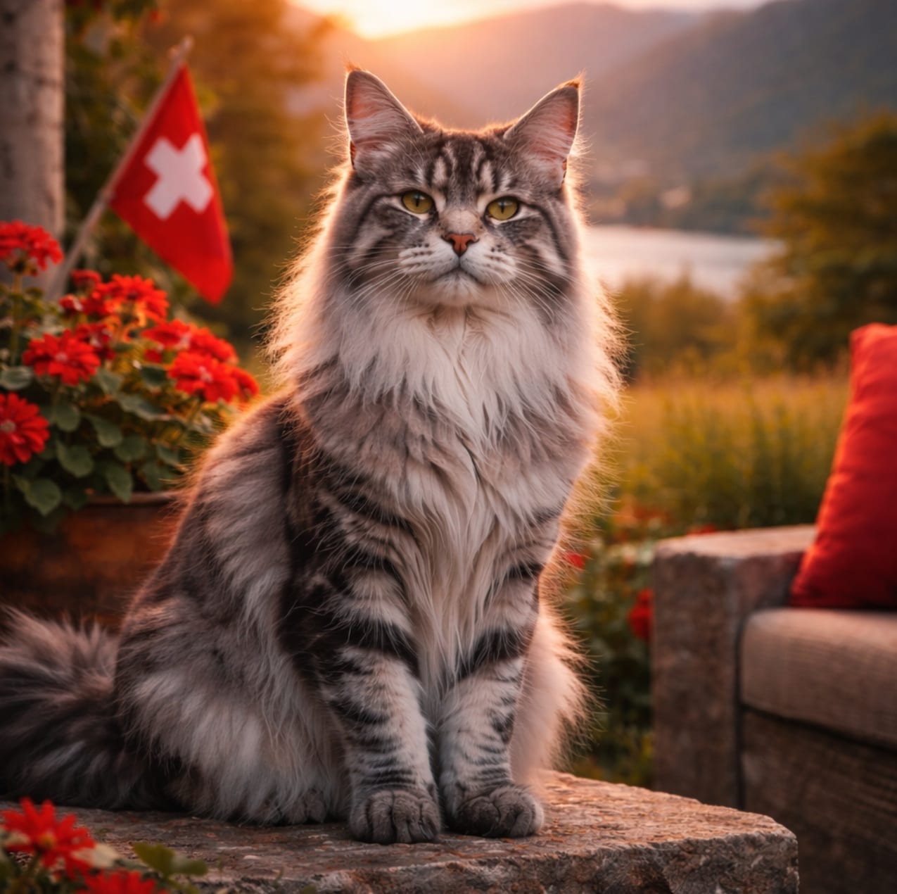 Gattino Maine Coon — Allevamento Ticino