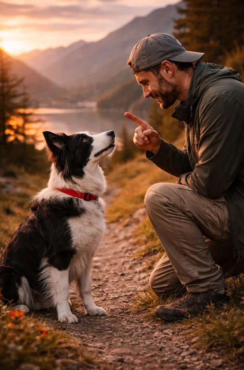 Allevatore Border Collie Ticino con esemplare adulto
