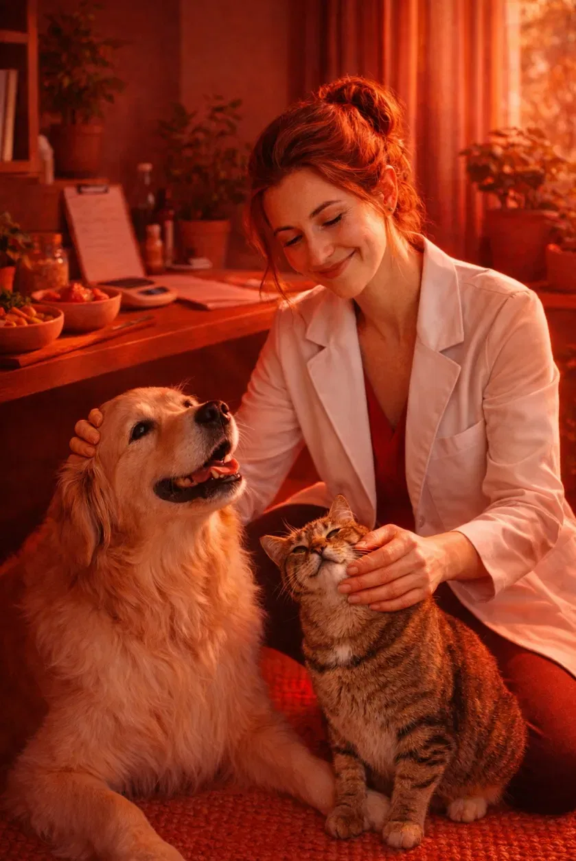 Nutrizionista veterinario: consulenza online per cani e gatti, clienti a Lugano