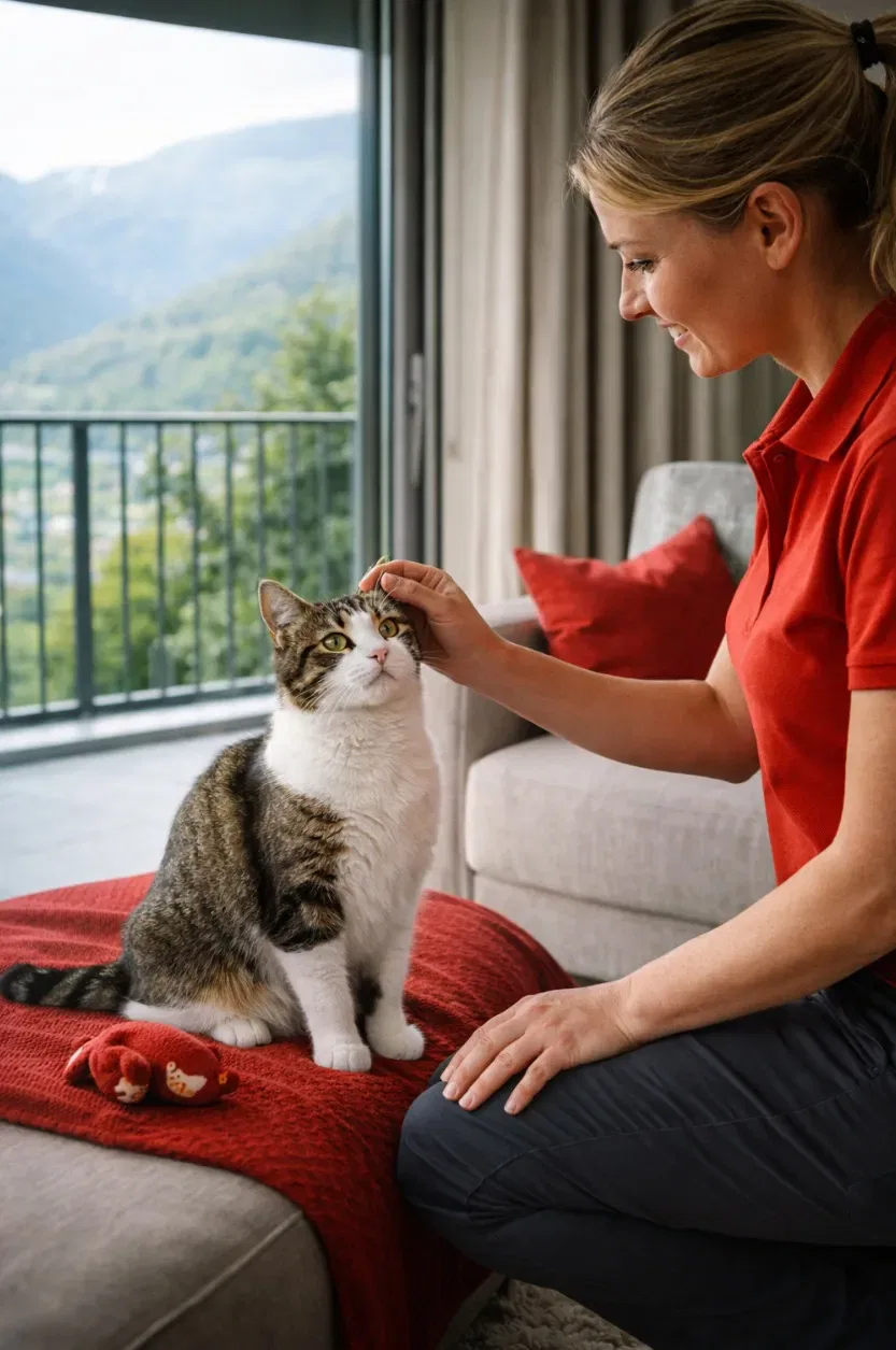 Cat sitter a Cadenazzo - professionale accudimento gatti al confine